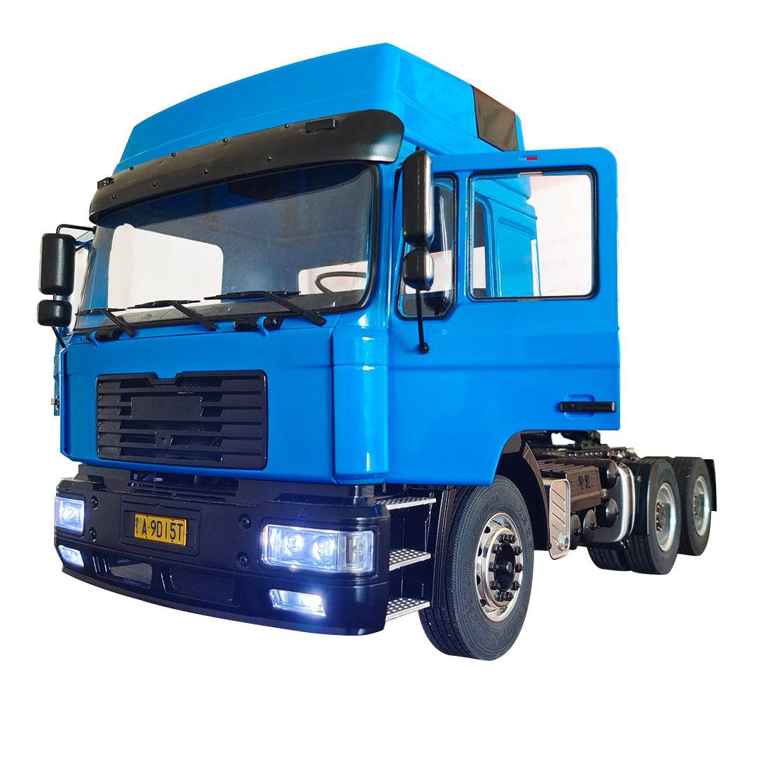 HY MODELS 1/14 Scale 6x4 RC Heavy Haul Tractor Trailer Truck Model Metal Chassis with Differential Lock-helloworld7