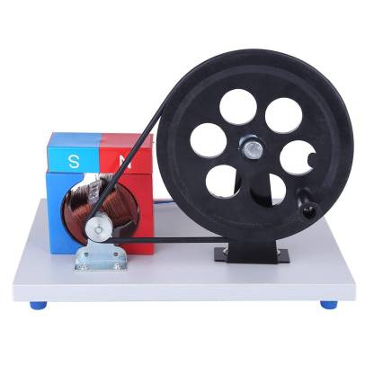 Hand Crank AC/DC Generator Model Physics Experiment Apparatus Educational Science Gift