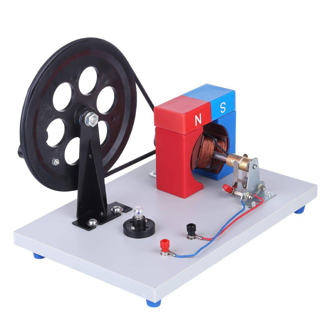 Hand Crank AC/DC Generator Model Physics Experiment Apparatus Educational Science Gift