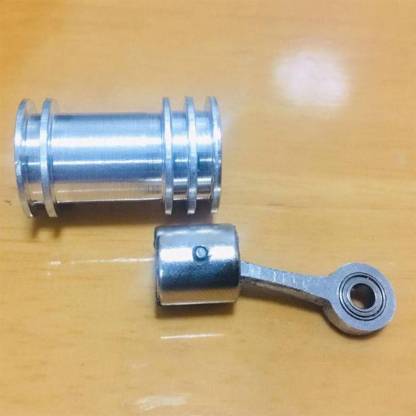 Handcrafted Metal V4 Electromagnetic Engine Model Solenoid Motor for RC & Desk Decor
