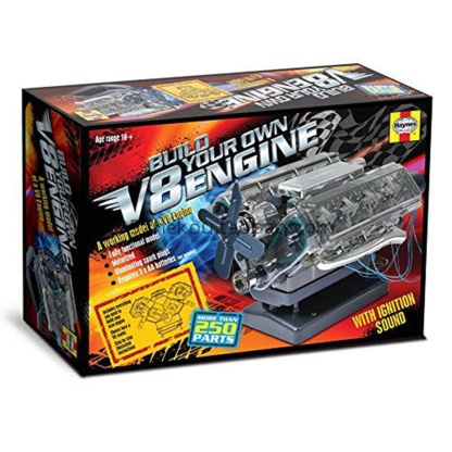 Haynes Visible V8 Internal Combustion Engine Model Kit Motorized STEM Gift