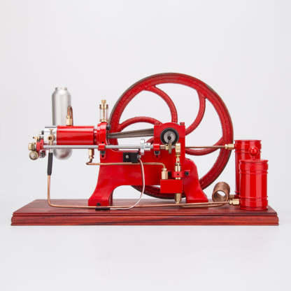 Heavy Duty Cast Iron Retro Horizontal 4-Stroke Gas Engine Model Water-Cooled Mechanical Masterpiece-helloworld7