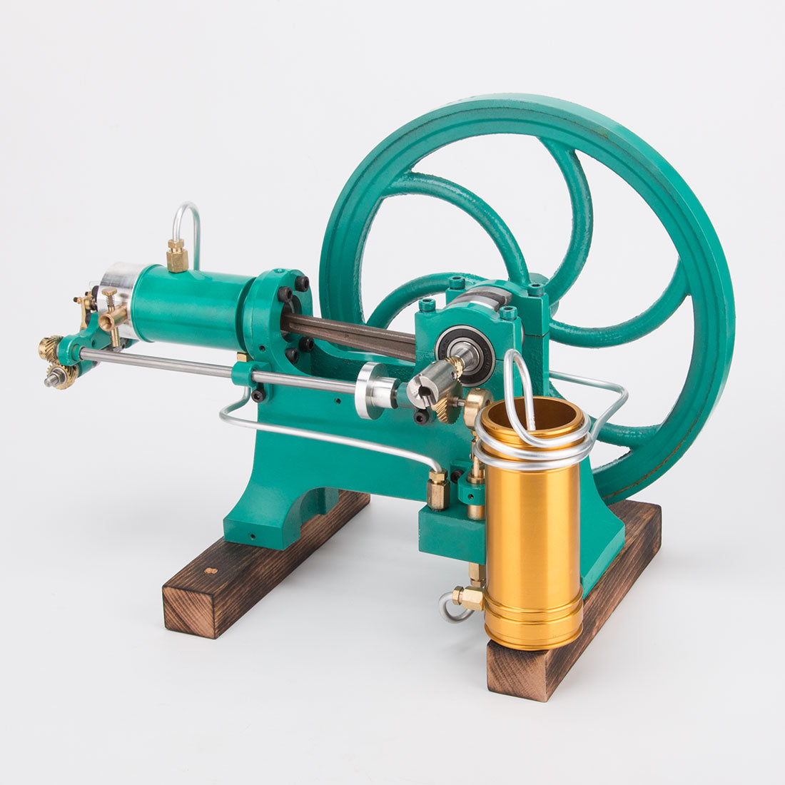 Heavy Duty Cast Iron Retro Horizontal 4-Stroke Gas Engine Model Water-Cooled Mechanical Masterpiece-helloworld7