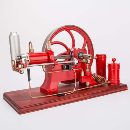 Heavy Duty Cast Iron Retro Horizontal 4-Stroke Gas Engine Model Water-Cooled Mechanical Masterpiece-helloworld7
