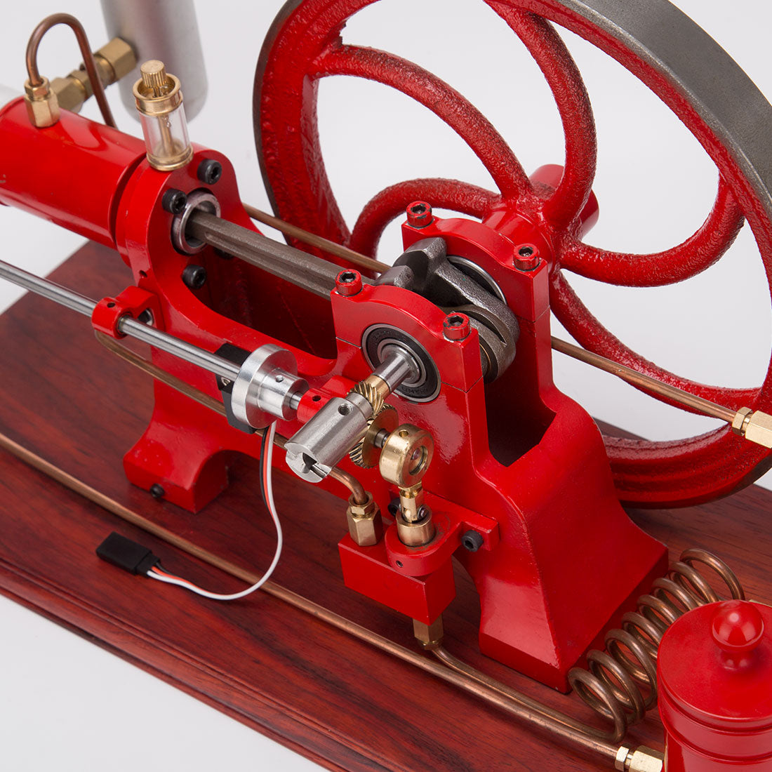 Heavy Duty Cast Iron Retro Horizontal 4-Stroke Gas Engine Model Water-Cooled Mechanical Masterpiece-helloworld7