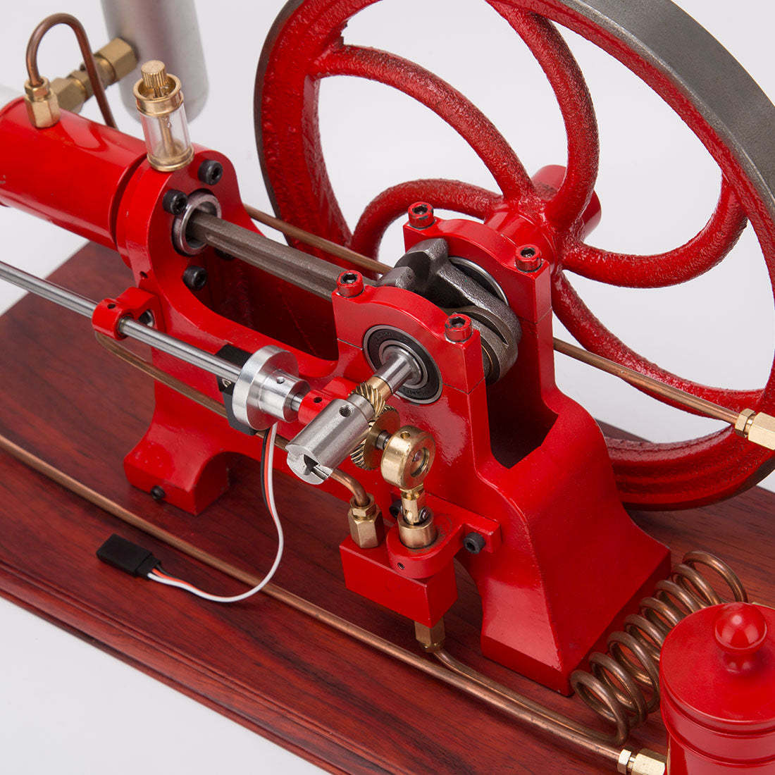 Heavy Duty Cast Iron Retro Horizontal 4-Stroke Gas Engine Model Water-Cooled Mechanical Masterpiece-helloworld7