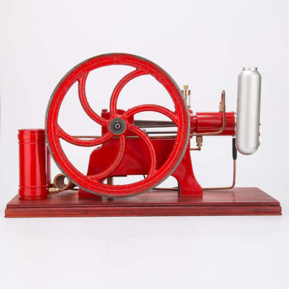 Heavy Duty Cast Iron Retro Horizontal 4-Stroke Gas Engine Model Water-Cooled Mechanical Masterpiece-helloworld7