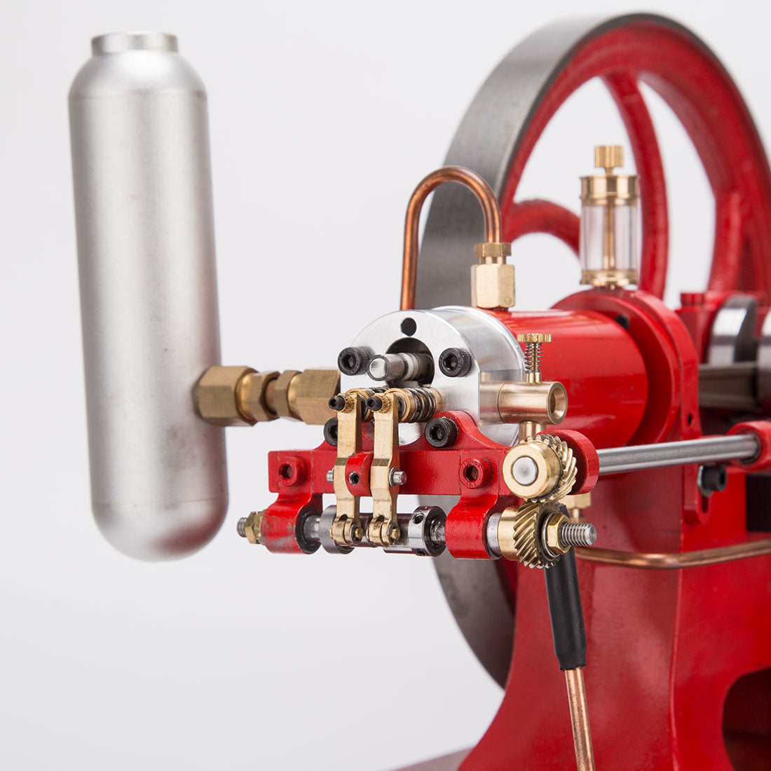 Heavy Duty Cast Iron Retro Horizontal 4-Stroke Gas Engine Model Water-Cooled Mechanical Masterpiece-helloworld7
