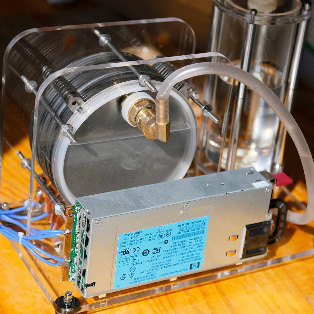 High Efficiency Dry Type Oxyhydrogen Generator Water Electrolysis HHO Machine for Welding & Teaching-helloworld7