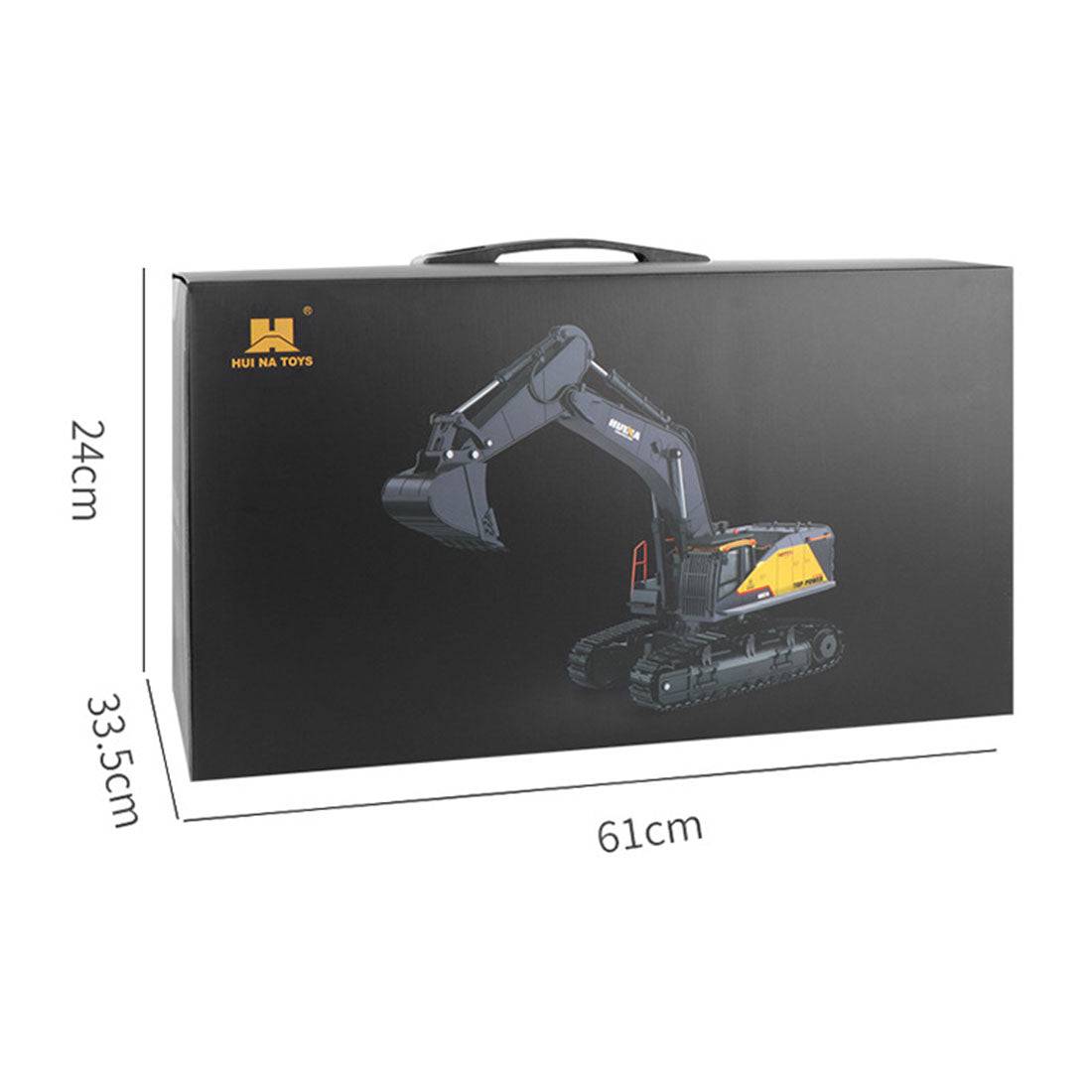 Huina 1/14 Scale RC Excavator 22CH High Simulation Construction Vehicle with Alloy Bucket RTR