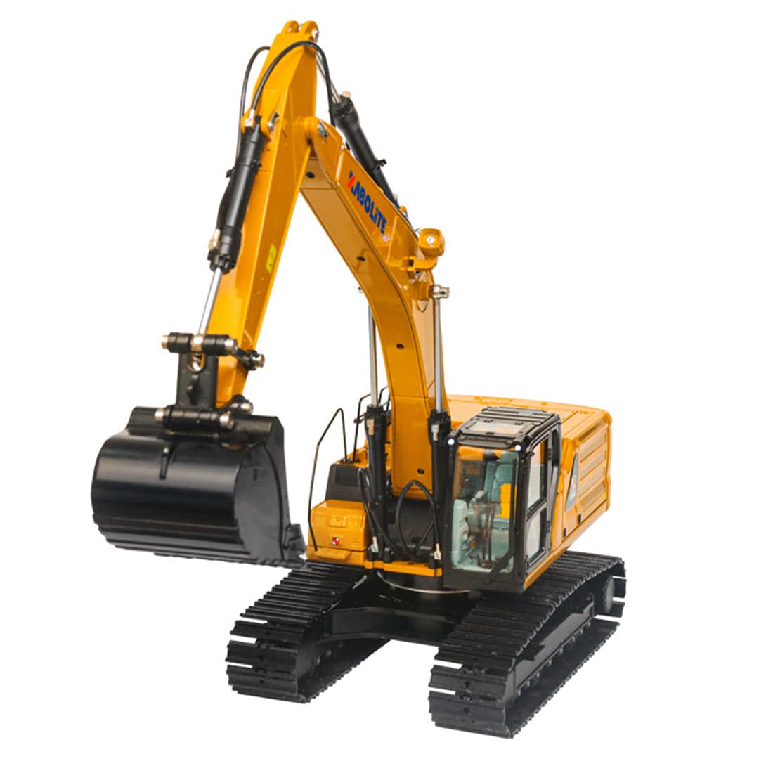 Huina 1/16 Scale RC Hydraulic Excavator All Metal 24CH Construction Vehicle RTR with Battery and Lights