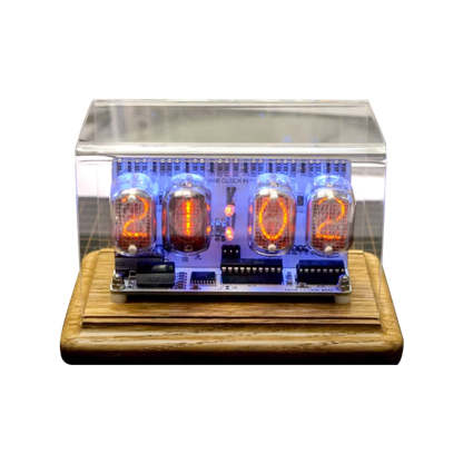IN-12 Nixie Tube Clock Retro Soviet Style Digital Desktop Watch with Anti-Poisoning Program