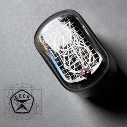 IN-12 Nixie Tube Clock Retro Soviet Style Digital Desktop Watch with Anti-Poisoning Program