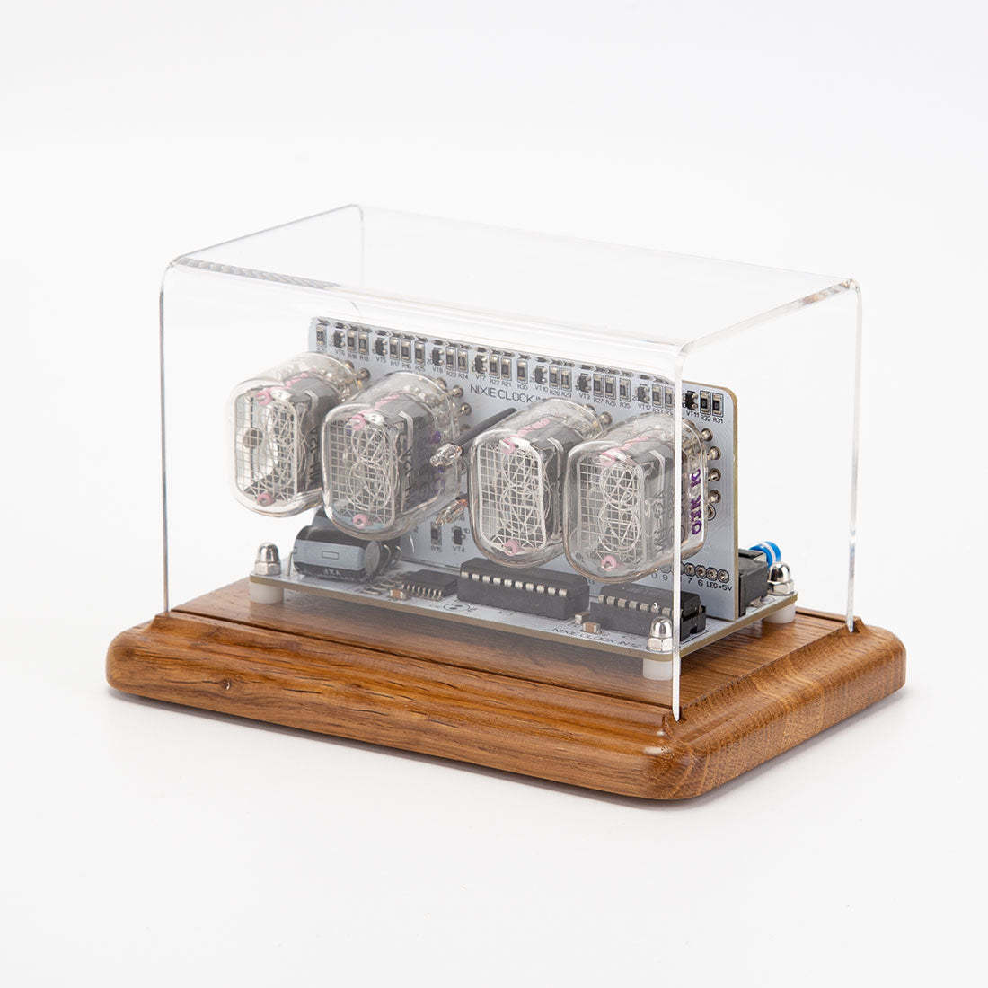 IN-12 Nixie Tube Clock Retro Soviet Style Digital Desktop Watch with Anti-Poisoning Program