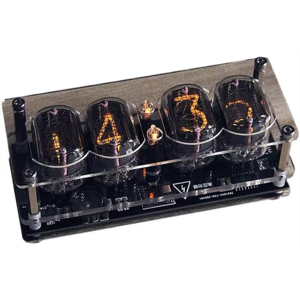 IN12 Nixie Tube Clock Soviet Cyberpunk Desktop Digital Clock with Anti-Poisoning Program