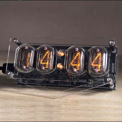 IN12 Nixie Tube Clock Soviet Cyberpunk Desktop Digital Clock with Anti-Poisoning Program-helloworld7