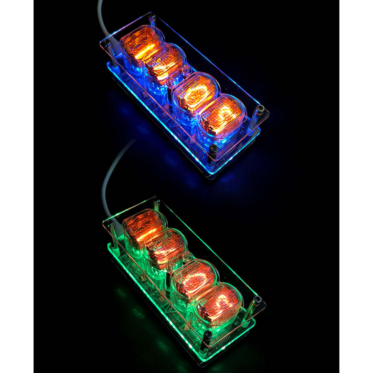 IN12 Nixie Tube Clock Soviet Cyberpunk Desktop Digital Clock with Anti-Poisoning Program-helloworld7