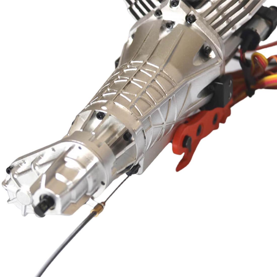 JDM-138 1/10 Scale RC V8 Engine Motor & 2-Speed Transmission Set for Crawler Modification