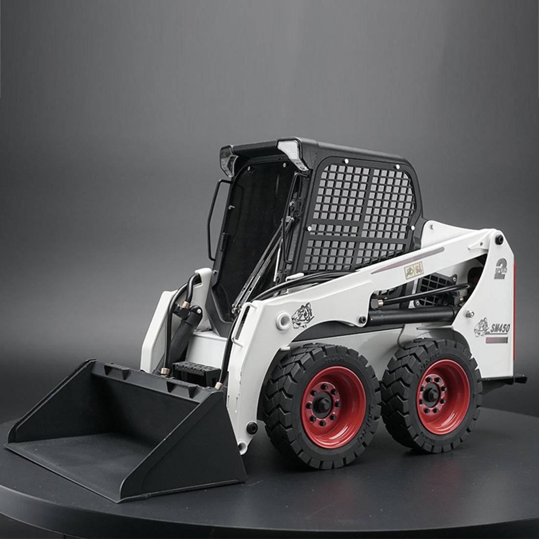 JDMODEL JDM-160 RC Hydraulic Skid Steer Loader Kit 1/14 Scale Full Metal Construction Machinery Model for DIY Assembly-helloworld7