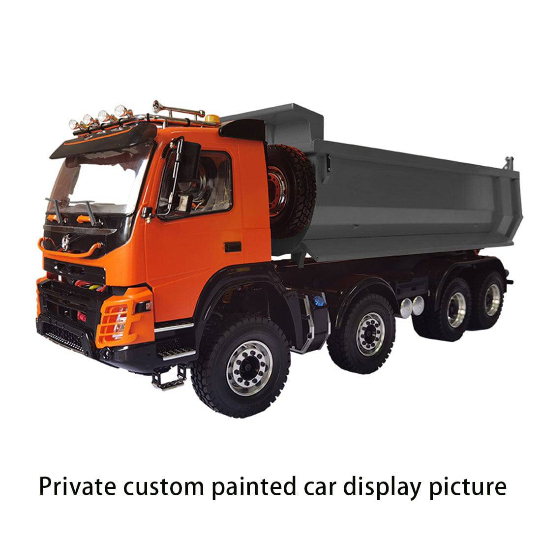 JDMODEL JDM-65RC 1/14 Scale 8x8 Heavy Hydraulic Dump Truck RC Construction Model with Planetary Gearbox-helloworld7