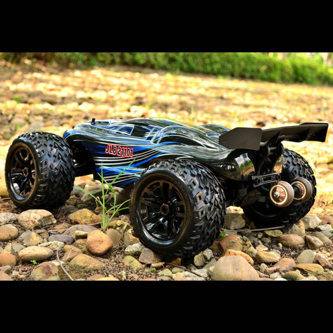 JLB Racing 1/10 Scale 4WD 80km/h Brushless RC Monster Truck Waterproof RTR with Wheelie Bar