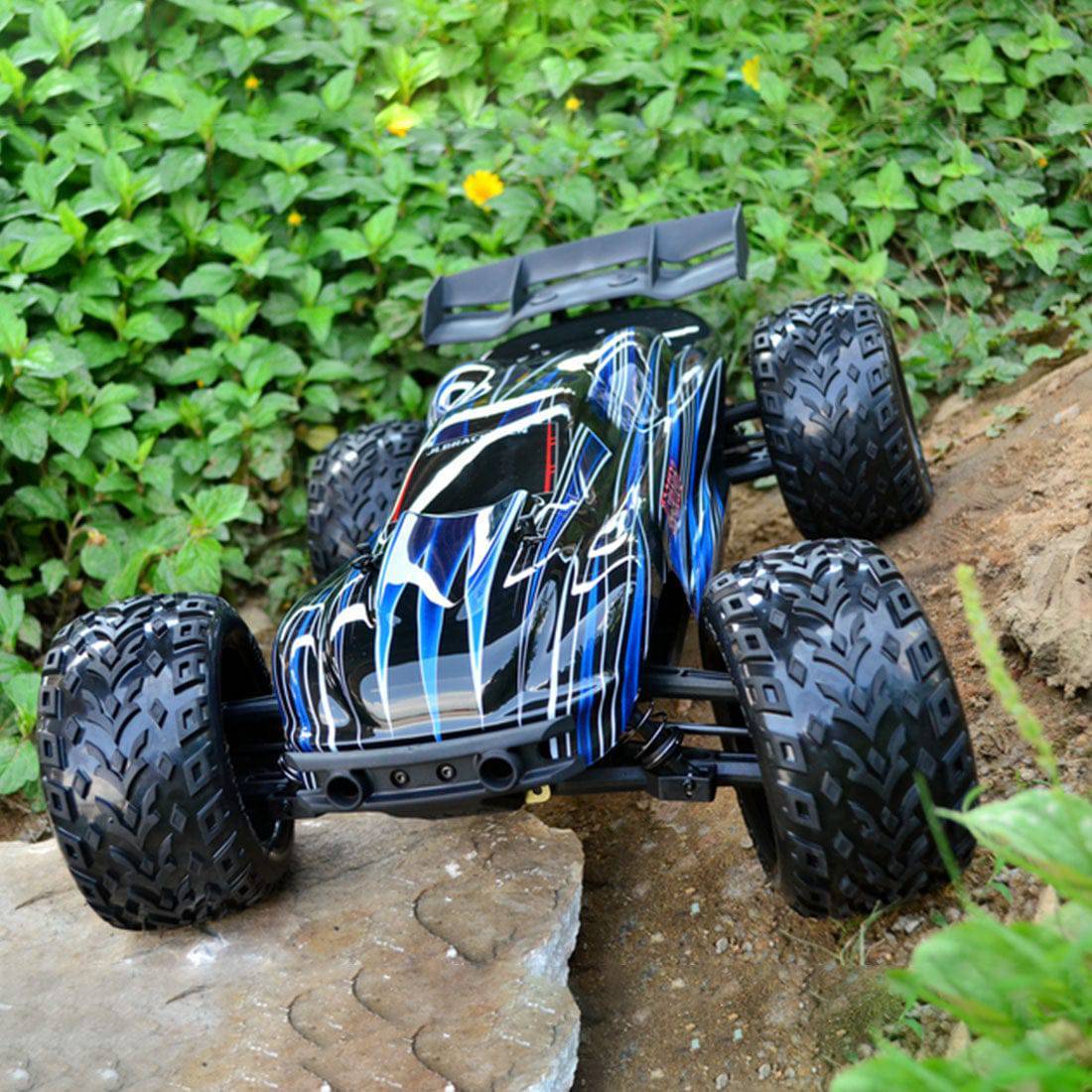 JLB Racing 1/10 Scale 4WD 80km/h Brushless RC Monster Truck Waterproof RTR with Wheelie Bar