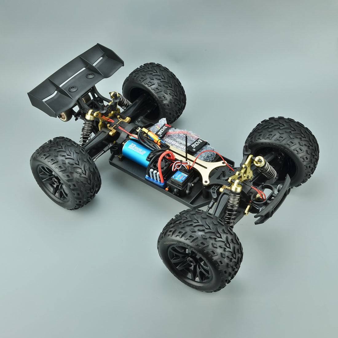 JLB Racing 1/10 Scale 4WD 80km/h Brushless RC Monster Truck Waterproof RTR with Wheelie Bar