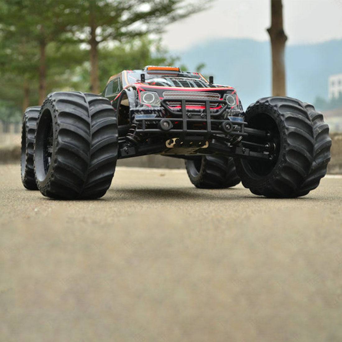 JLB Racing 1/10 Scale 4WD 80km/h Brushless RC Monster Truck with Wheelie Bar RTR