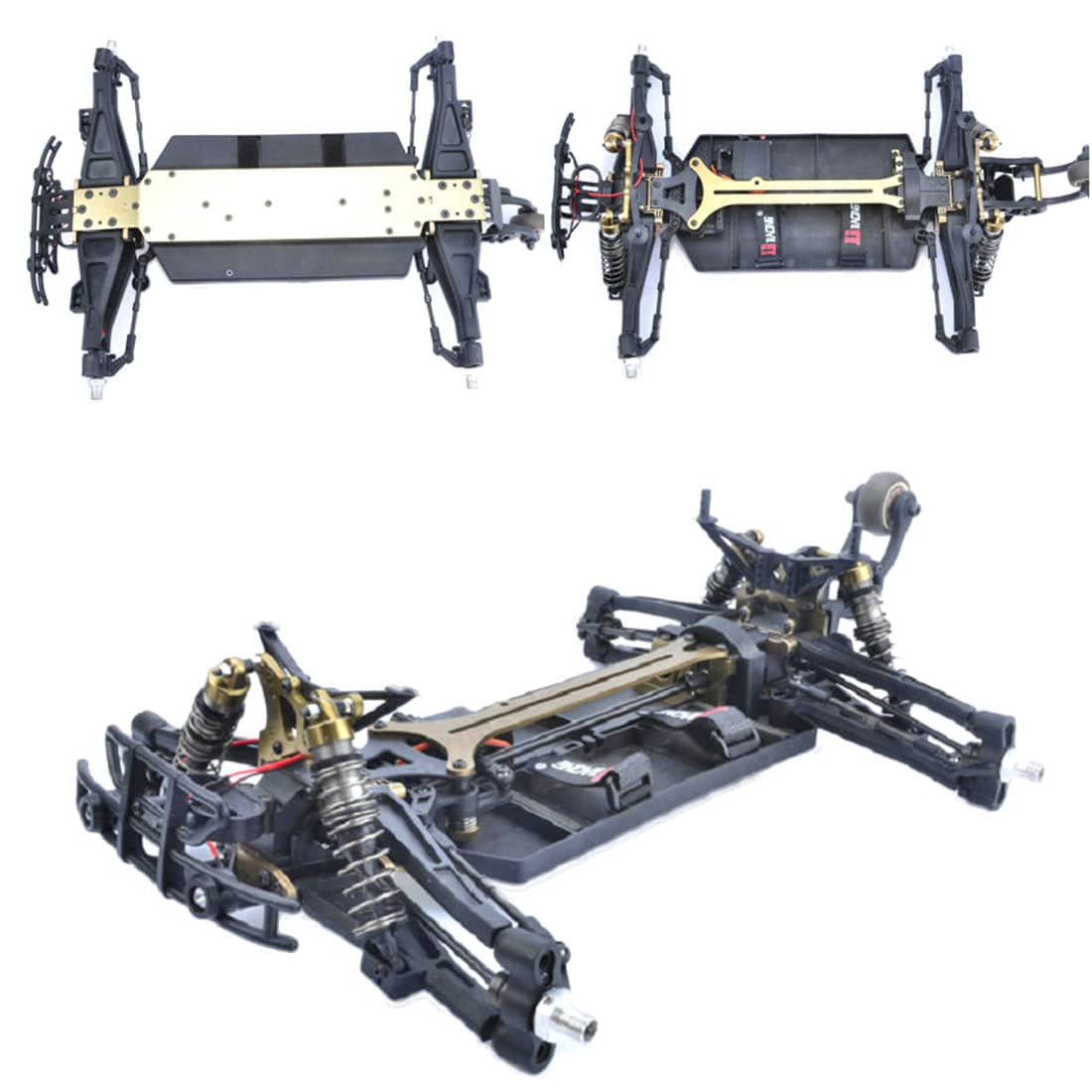 JLB Racing 1/10 Scale 4WD 80km/h Brushless RC Monster Truck with Wheelie Bar RTR