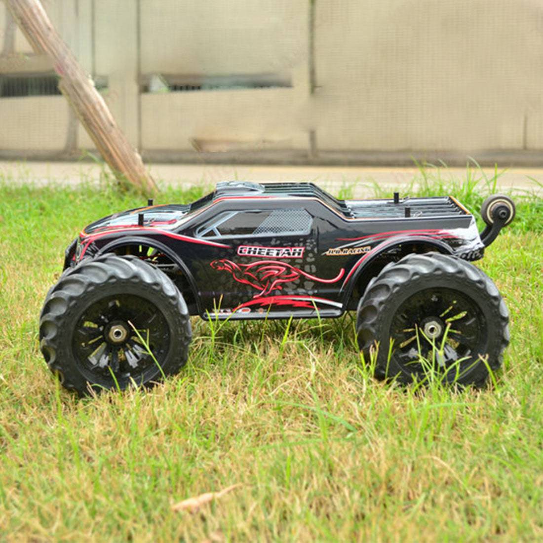 JLB Racing 1/10 Scale 4WD 80km/h Brushless RC Monster Truck with Wheelie Bar RTR