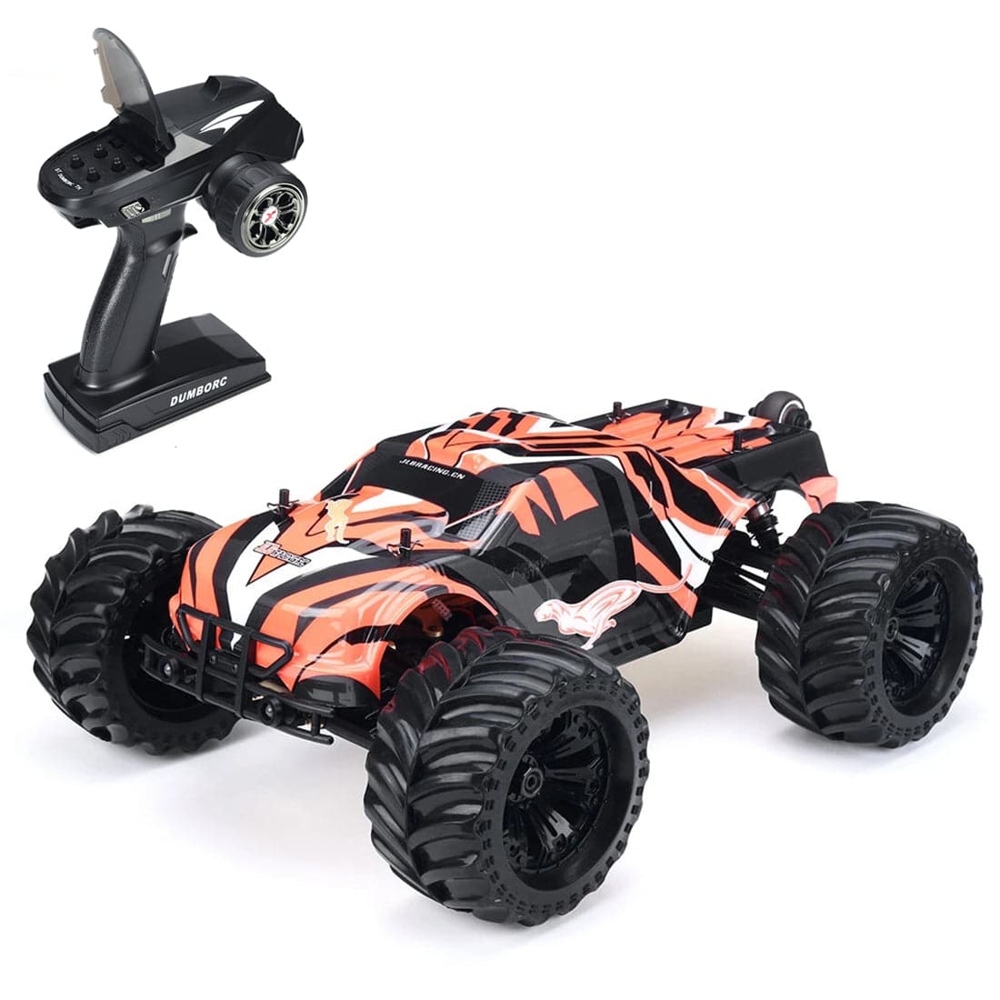 JLB Racing 11101 Cheetah 1/10 Scale 4WD Brushless Monster Truck RTR High Speed Waterproof RC Car