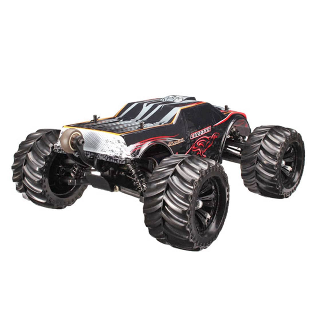 JLB Racing 11101 Cheetah 1/10 Scale 4WD Brushless RC Monster Truck RTR High Speed 80km/h with Metal Chassis
