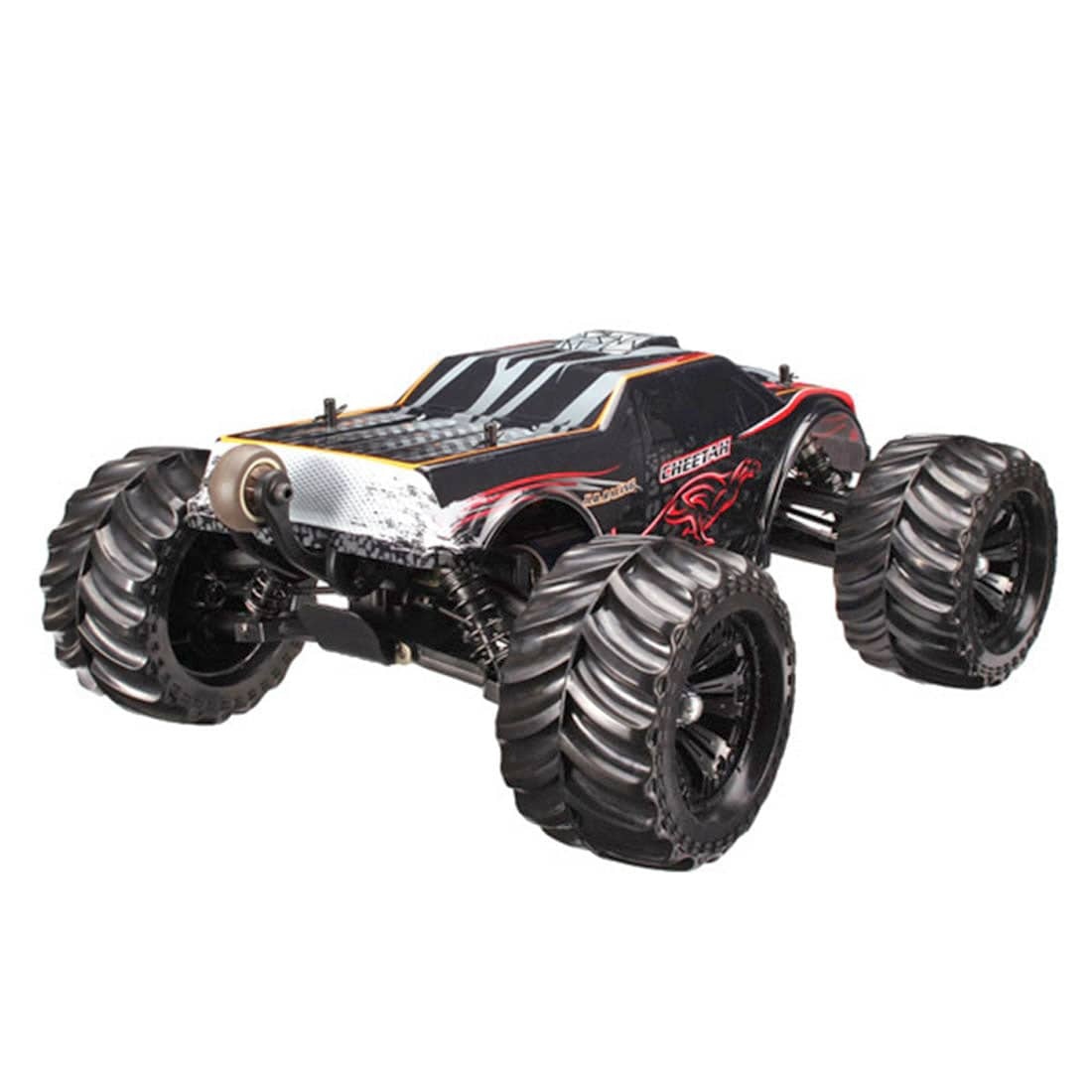 JLB Racing 11101 Cheetah 1/10 Scale 4WD Brushless RC Monster Truck RTR High Speed 80km/h with Metal Chassis
