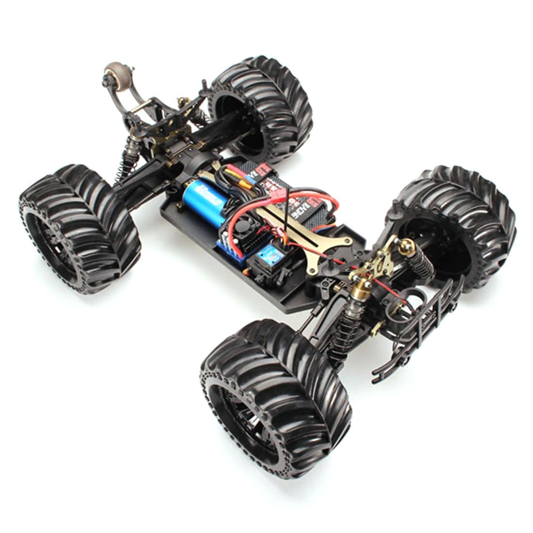JLB Racing 11101 Cheetah 1/10 Scale 4WD Brushless RC Monster Truck RTR High Speed 80km/h with Metal Chassis