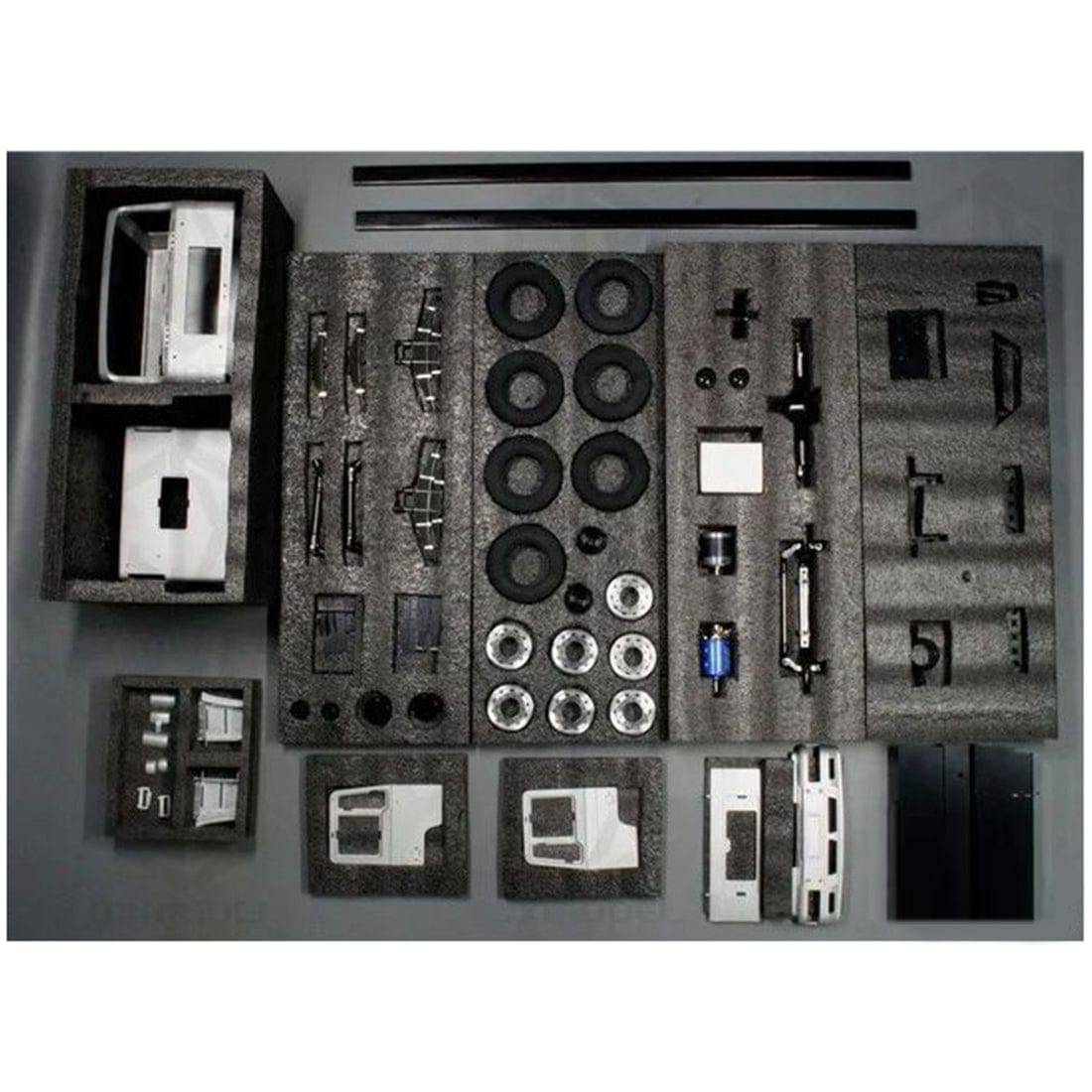 JXmodel 1/14 Scale 4x2 RC Metal Truck Trailer KIT DIY Assembly Tractor Model