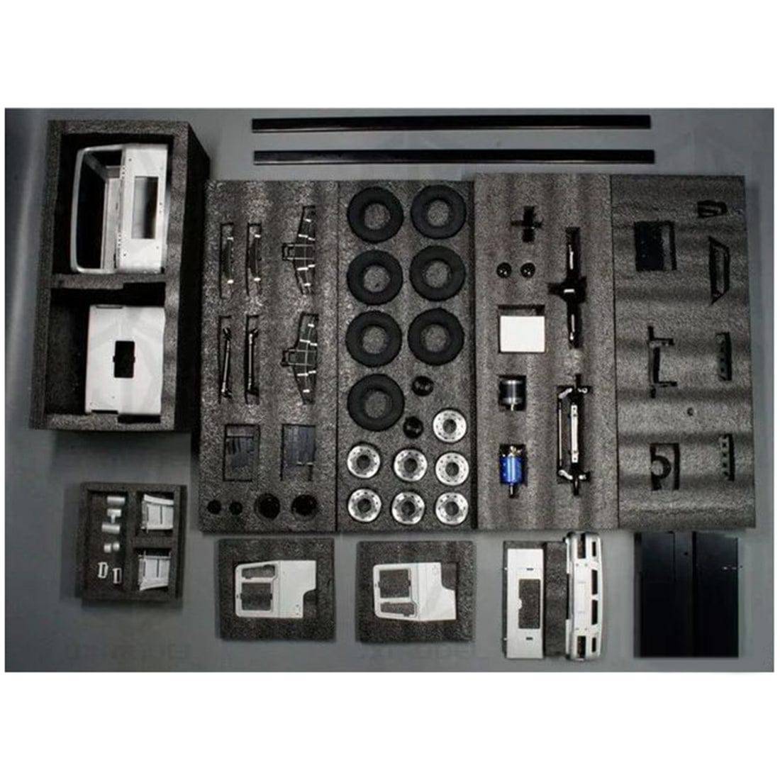 JXmodel 1/14 Scale 4x2 RC Metal Truck Trailer KIT DIY Assembly Tractor Model