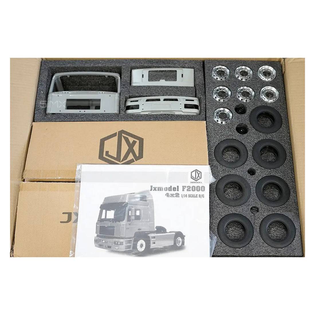 JXmodel 1/14 Scale 4x2 RC Truck Tractor All Metal Builder KIT