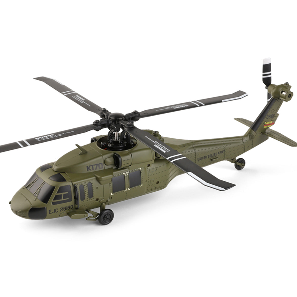 K170 UH-60L Black Hawk 1/70 Scale 4CH Brushless RC Helicopter RTF 6-Axis Gyro