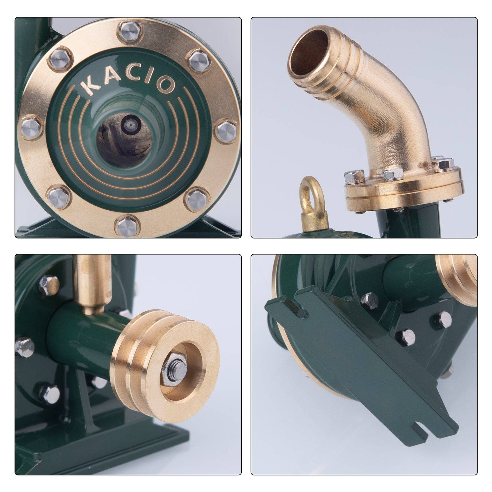 KACIO B30-1 Mini Brass Centrifugal Water Pump for Steam Gas Engine Model-helloworld7