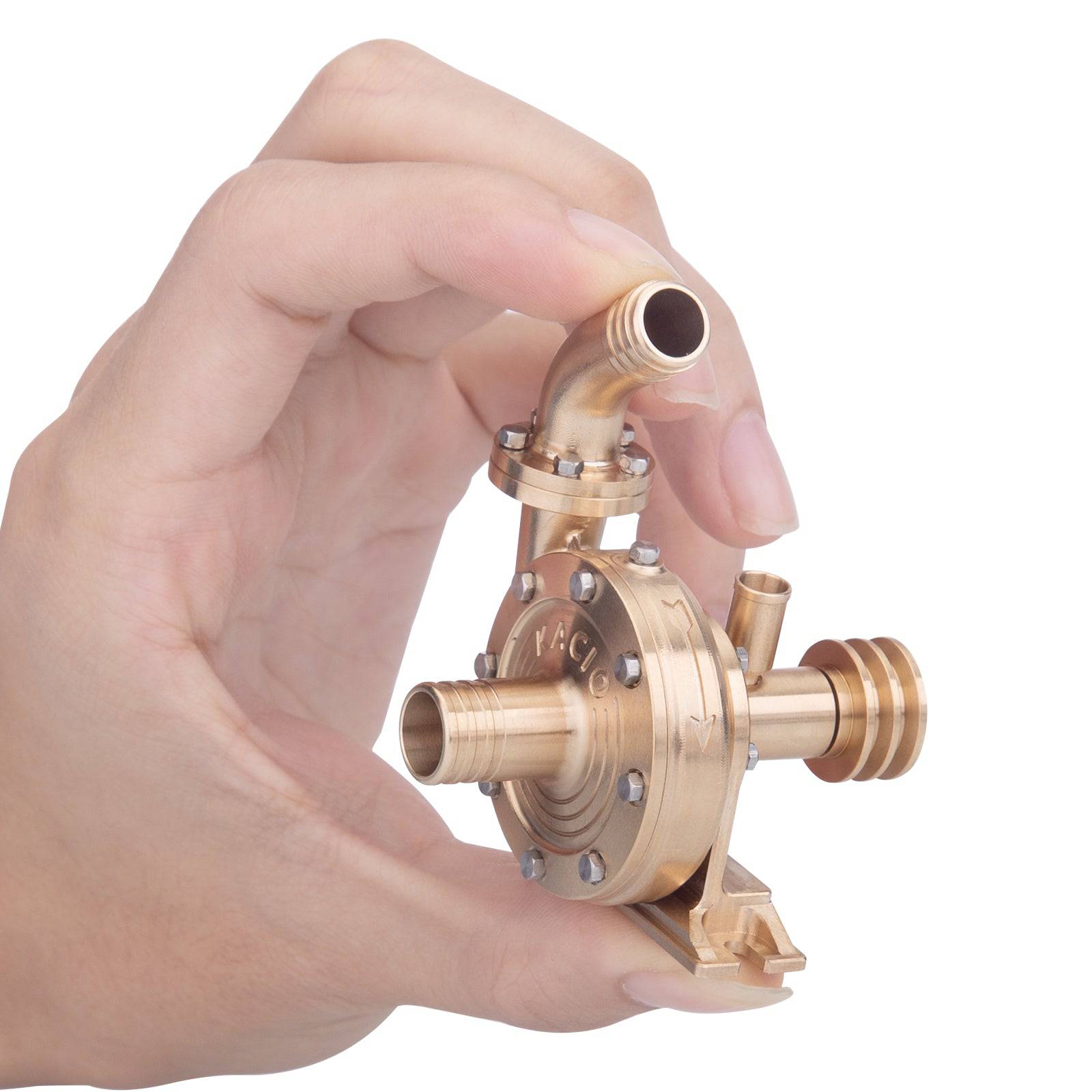 KACIO B30-1 Mini Brass Centrifugal Water Pump for Steam Gas Engine Model-helloworld7