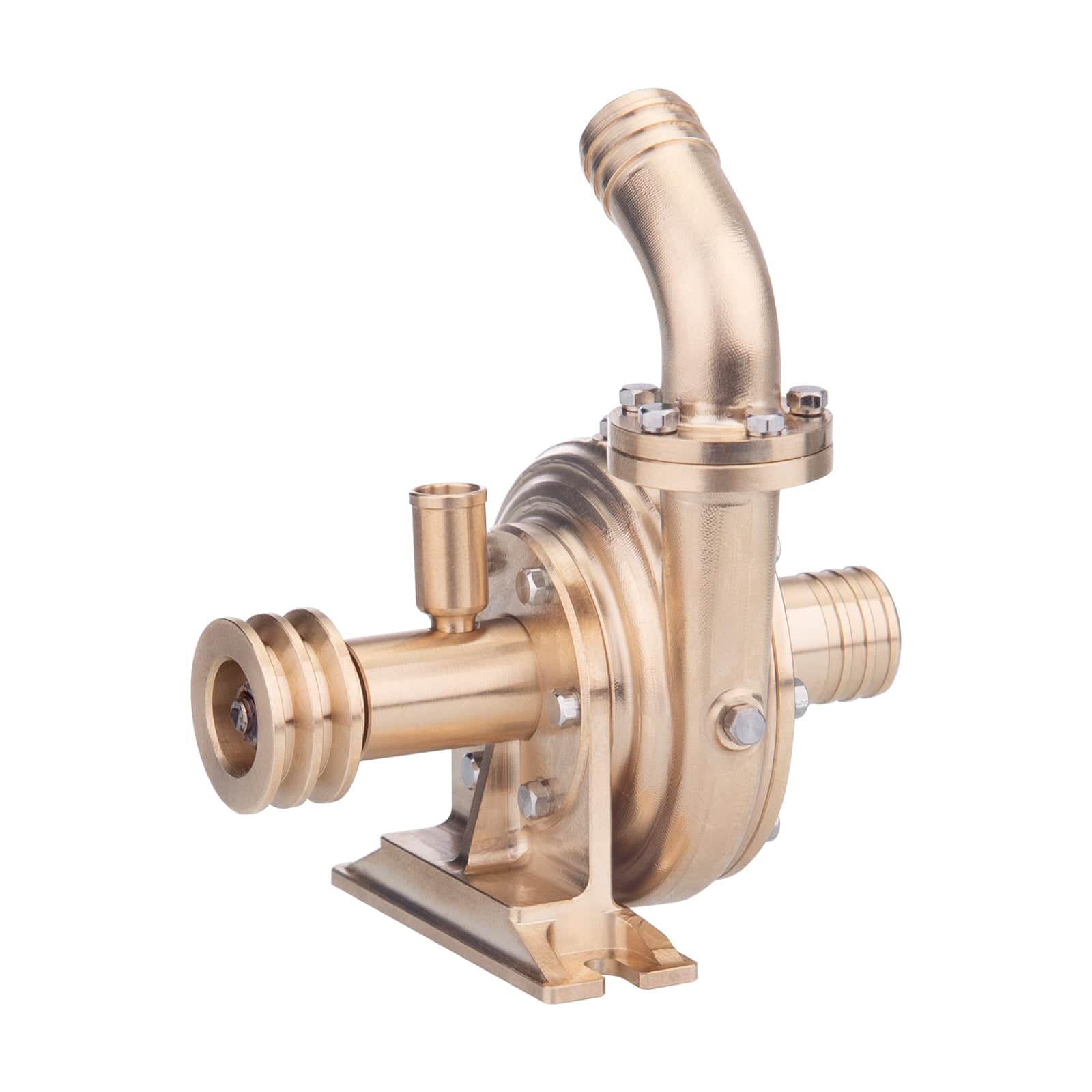KACIO B30-1 Mini Brass Centrifugal Water Pump for Steam Gas Engine Model-helloworld7