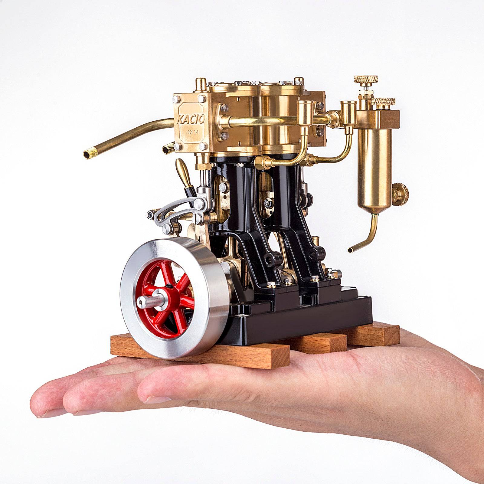 KACIO LS2-14 2 Cylinder Marine Steam Engine Model for RC Boats