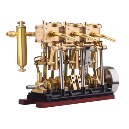 KACIO LS3-13S 3 Cylinder Marine Steam Engine Model for RC Boats 80-120cm
