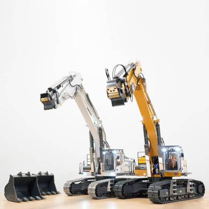 Kabolite K970 1/14 Scale RC Hydraulic Mining Excavator Heavy Duty All-Metal RTR Construction Model with FlySky PL18 Radio-helloworld7