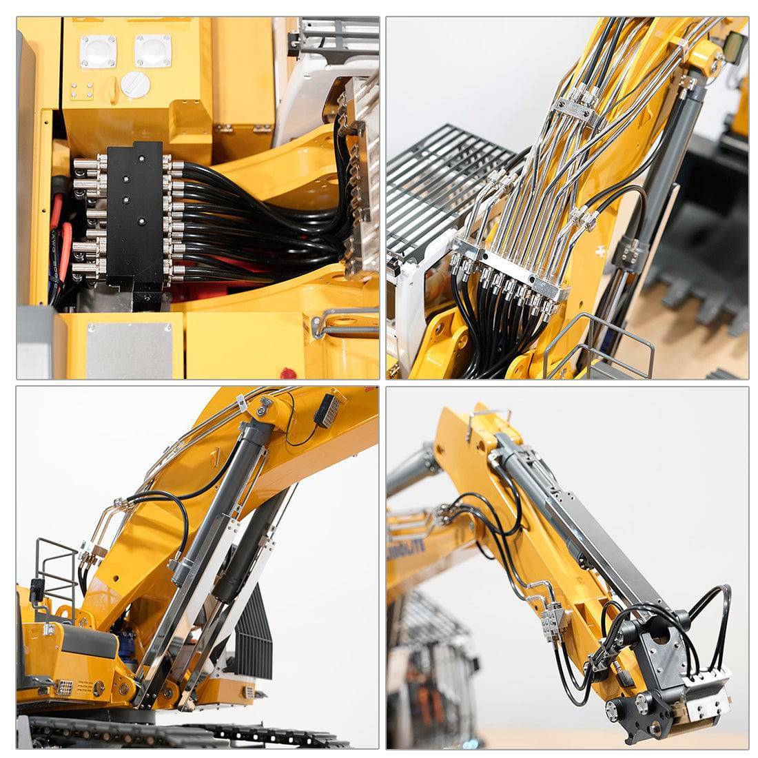 Kabolite K970 1/14 Scale RC Hydraulic Mining Excavator Heavy Duty All-Metal RTR Construction Model with FlySky PL18 Radio-helloworld7