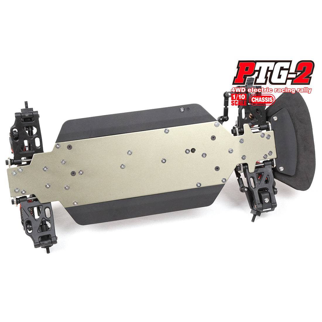 LC Racing PTG-2 1/10 Scale 4WD High Performance Rally Car Chassis Kit for Custom Builds