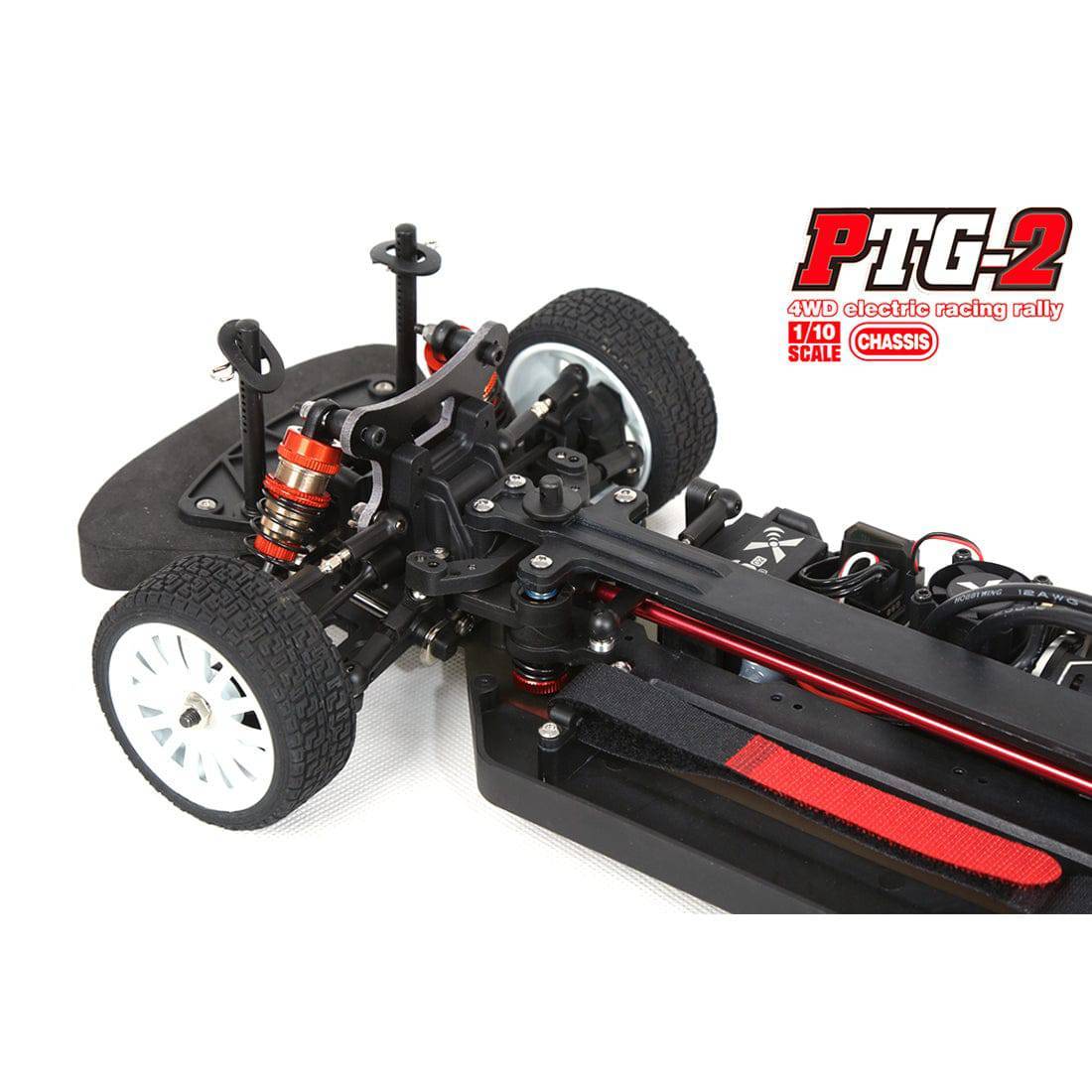 LC Racing PTG-2 1/10 Scale 4WD High Performance Rally Car Chassis Kit for Custom Builds