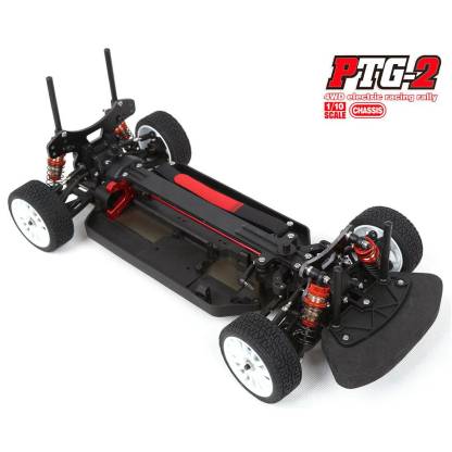 LC Racing PTG-2 1/10 Scale 4WD High Performance Rally Car Chassis Kit for Custom Builds