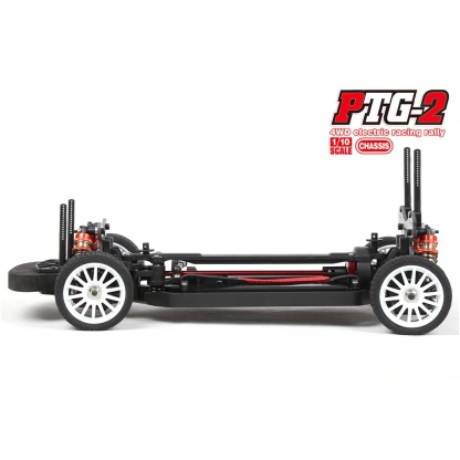 LC Racing PTG-2 1/10 Scale 4WD High Performance Rally Car Chassis Kit for Custom Builds