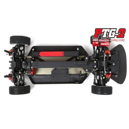 LC Racing PTG-2 1/10 Scale 4WD High Performance Rally Car Chassis Kit for Custom Builds